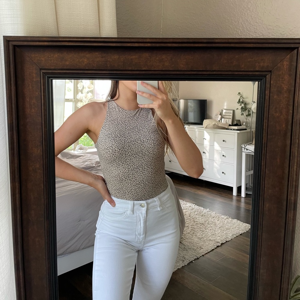 Leopard Print Bodysuit